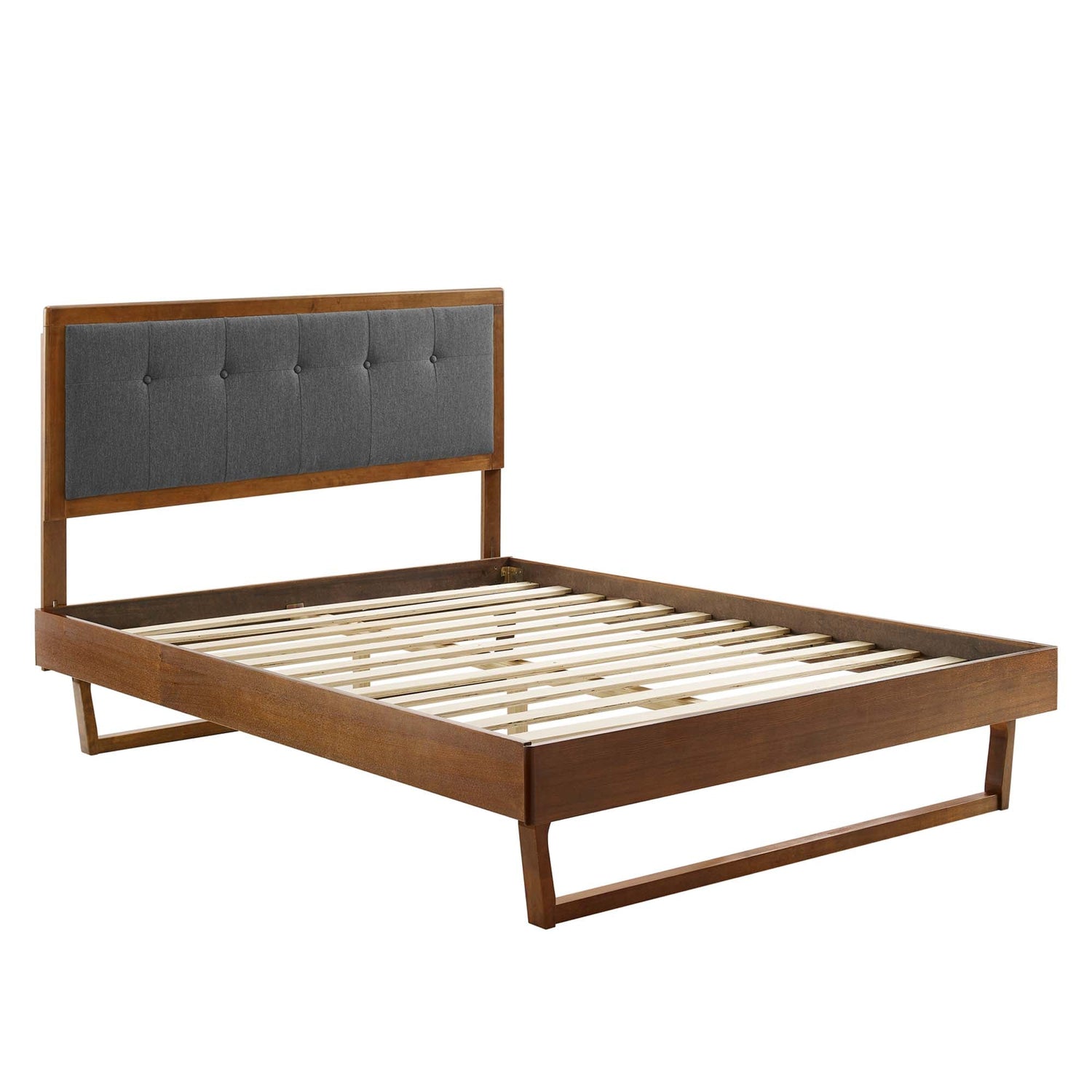 Willow Wood Platform Bed With Angular Frame by Modway