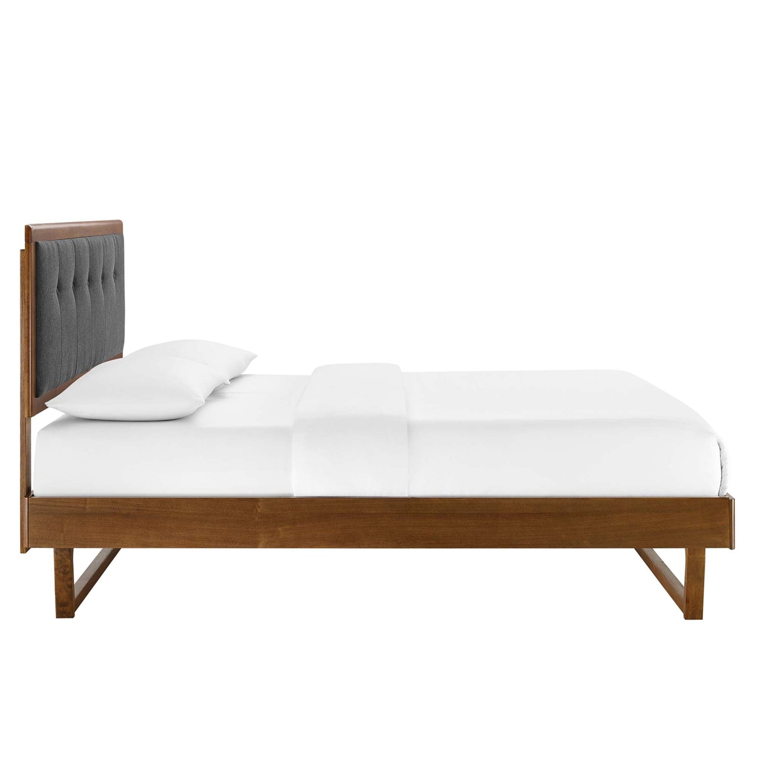 Willow Wood Platform Bed With Angular Frame by Modway
