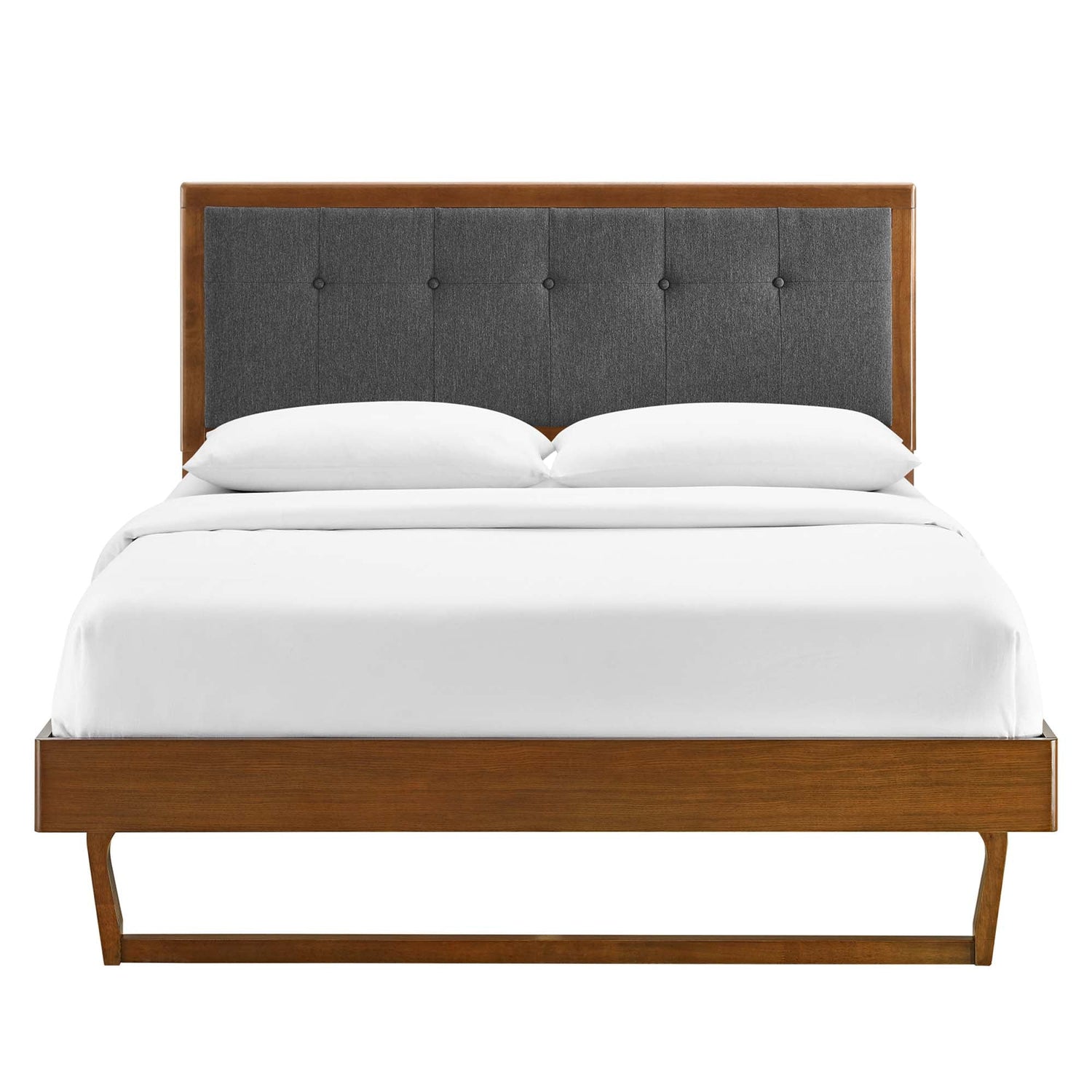 Willow Wood Platform Bed With Angular Frame by Modway