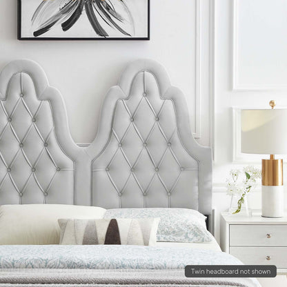 Augustine Tufted Performance Velvet Headboard By HouseBean