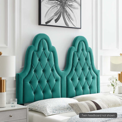 Augustine Tufted Performance Velvet Headboard By HouseBean