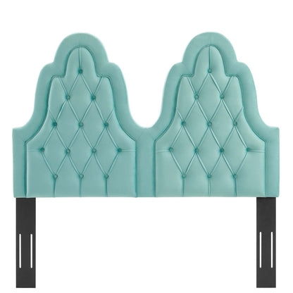 Augustine Tufted Performance Velvet Headboard By HouseBean