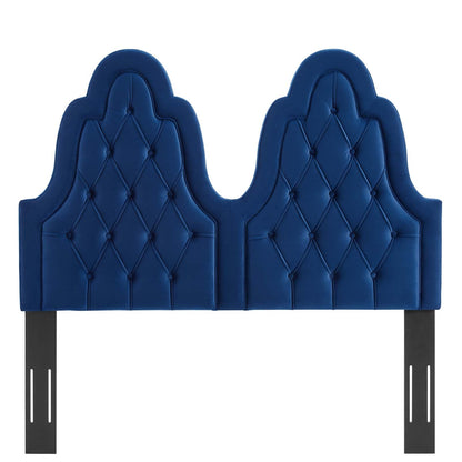 Augustine Tufted Performance Velvet Headboard By HouseBean