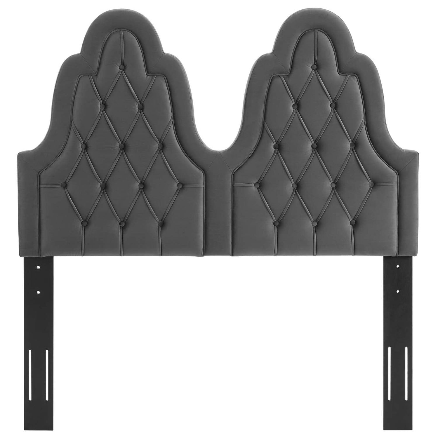 Augustine Tufted Performance Velvet Headboard By HouseBean