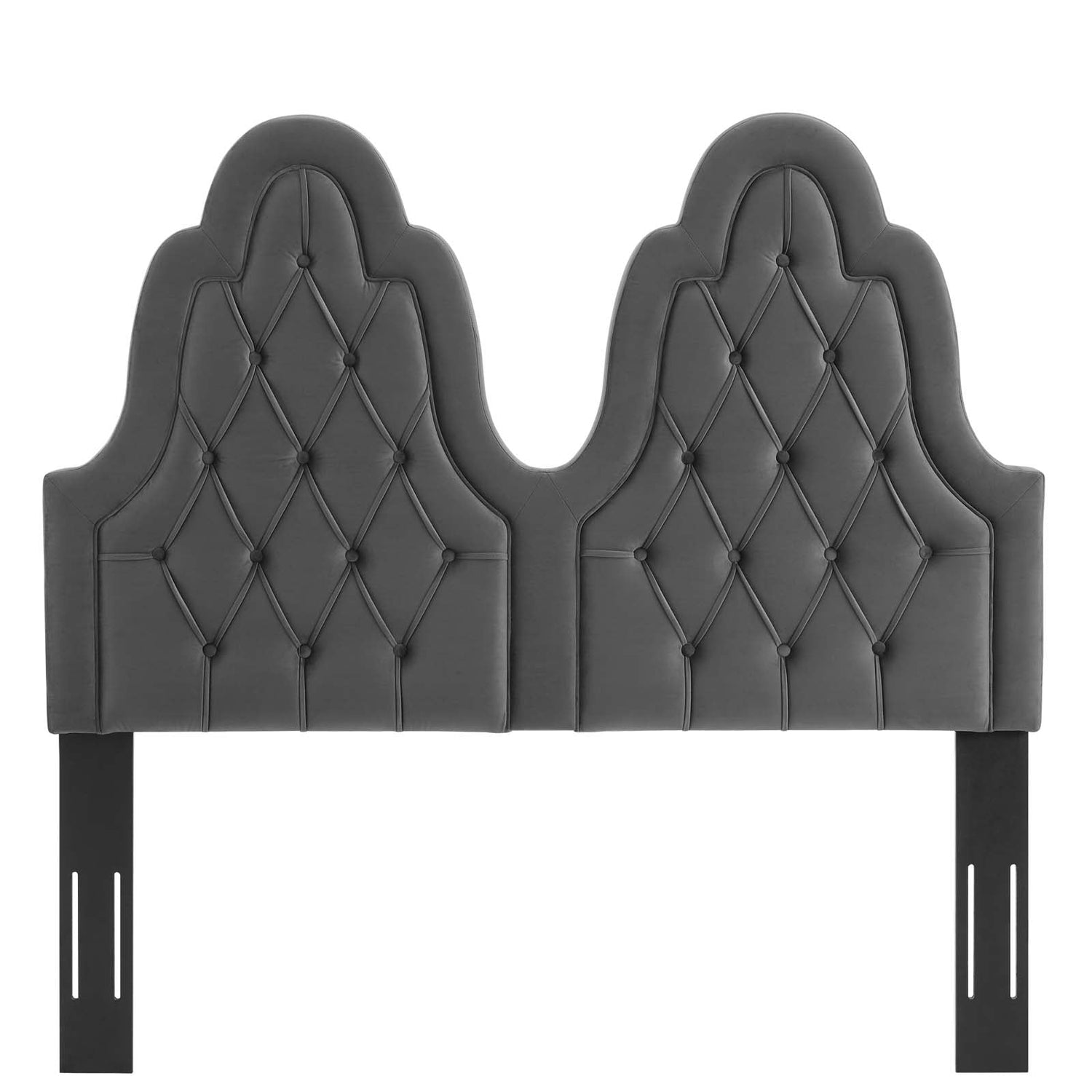 Augustine Tufted Performance Velvet Headboard By HouseBean