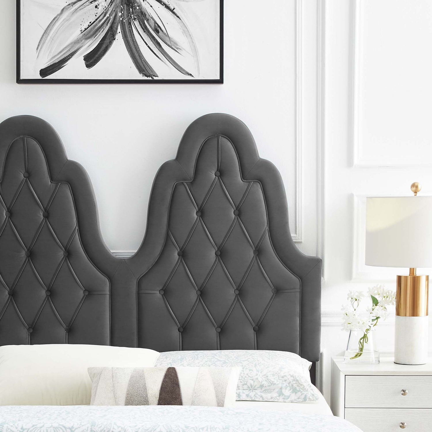 Augustine Tufted Performance Velvet Headboard by Modway
