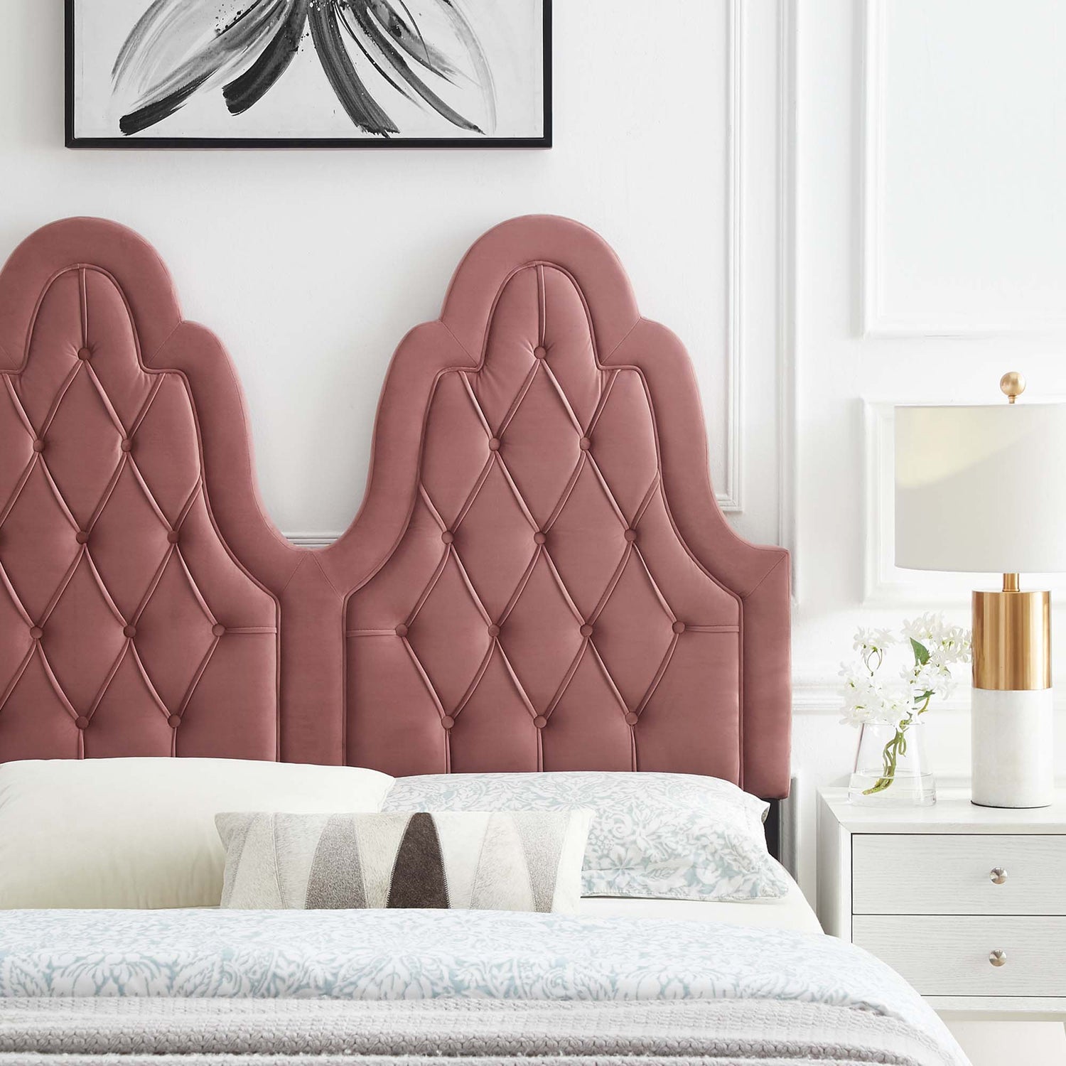 Augustine Tufted Performance Velvet Headboard by Modway