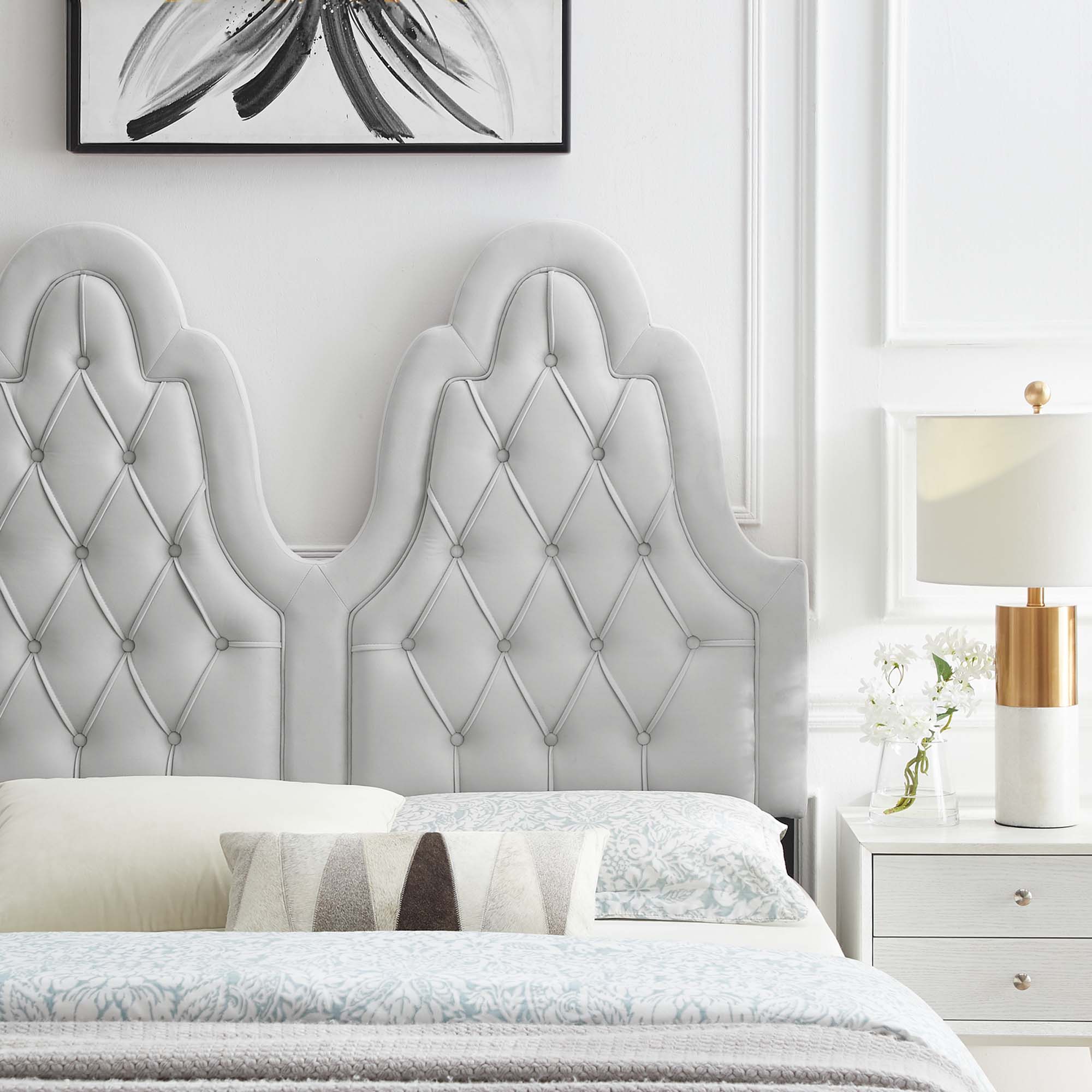 Augustine Tufted Performance Velvet Headboard by Modway