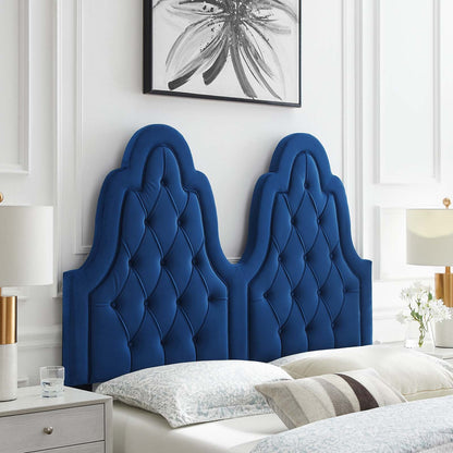 Augustine Tufted Performance Velvet Headboard By HouseBean