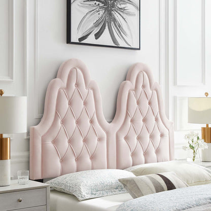 Augustine Tufted Performance Velvet Headboard By HouseBean