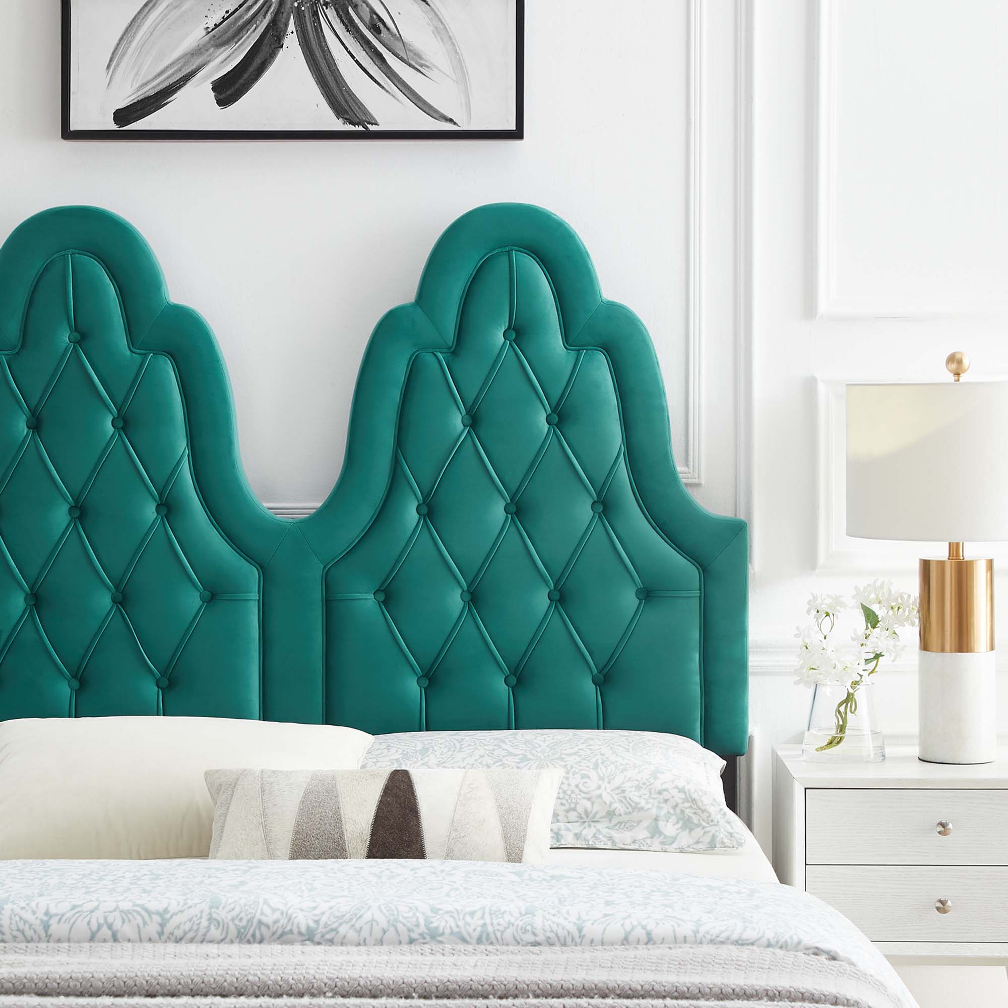 Augustine Tufted Performance Velvet Headboard by Modway