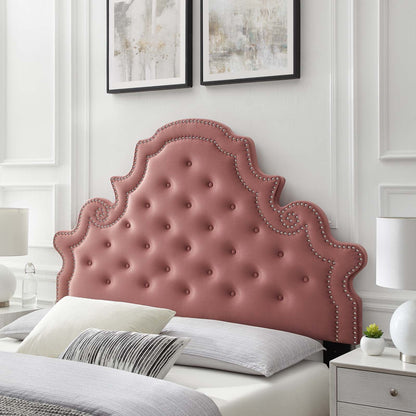 Diana Tufted Performance Velvet Headboard By HouseBean