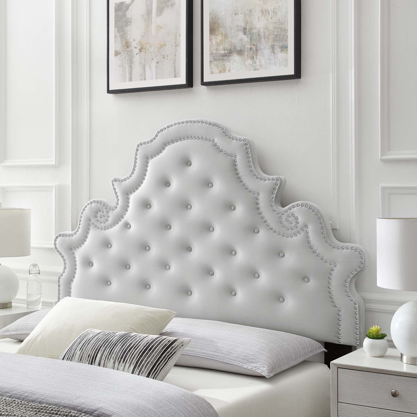 Diana Tufted Performance Velvet Headboard By HouseBean