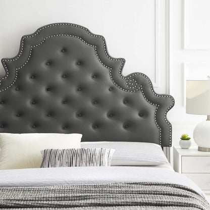 Diana Tufted Performance Velvet Headboard By HouseBean