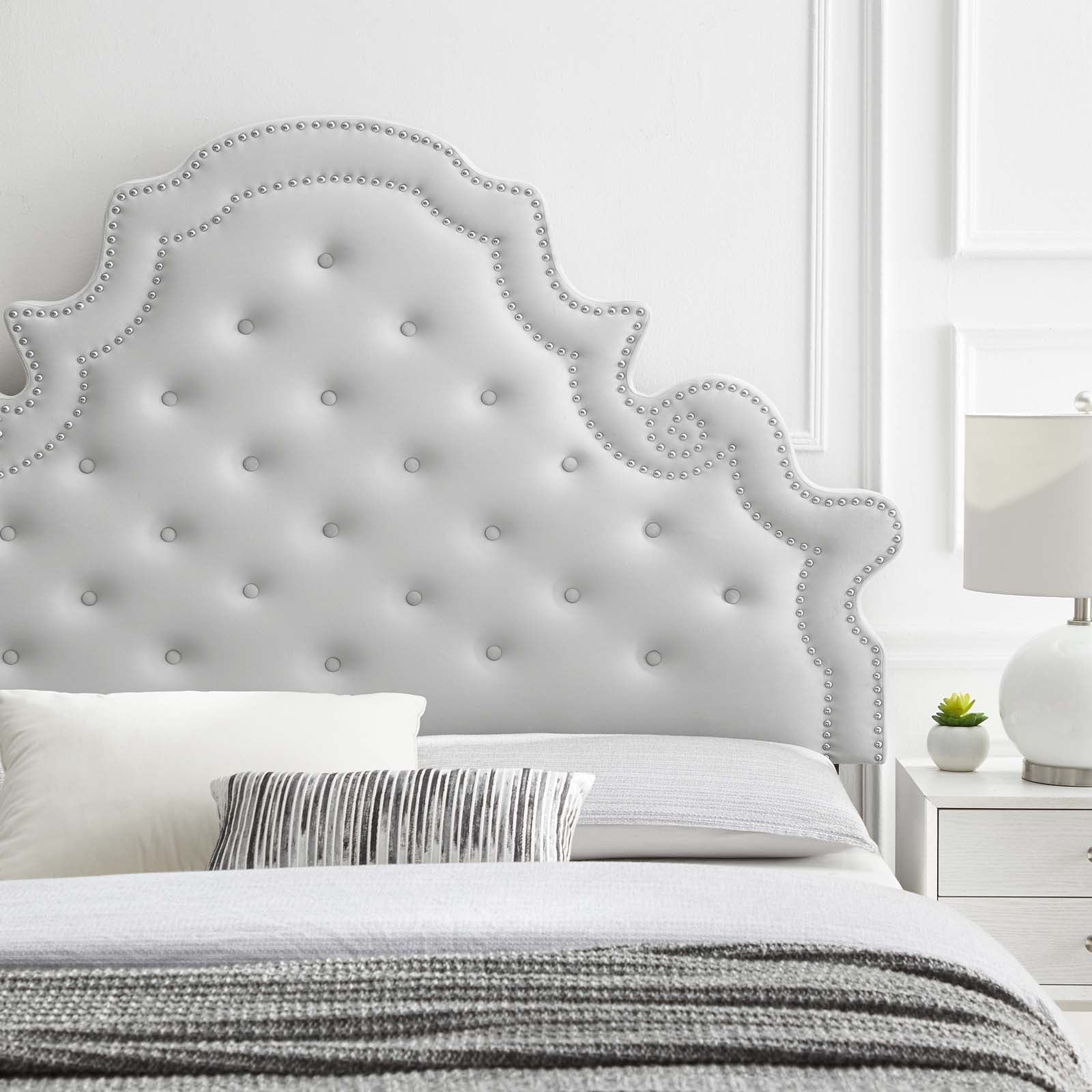 Diana Tufted Performance Velvet Headboard By HouseBean