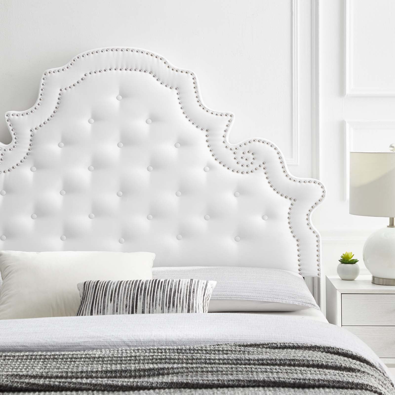 Diana Tufted Performance Velvet Headboard By HouseBean