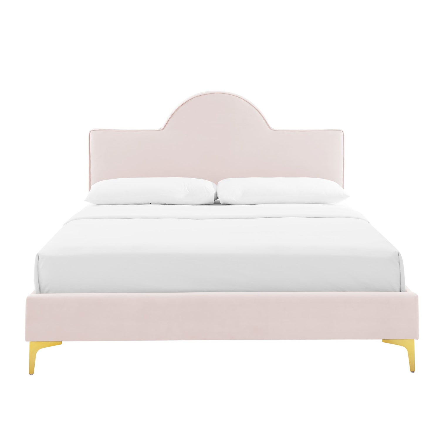 Sunny Performance Velvet Bed by Modway