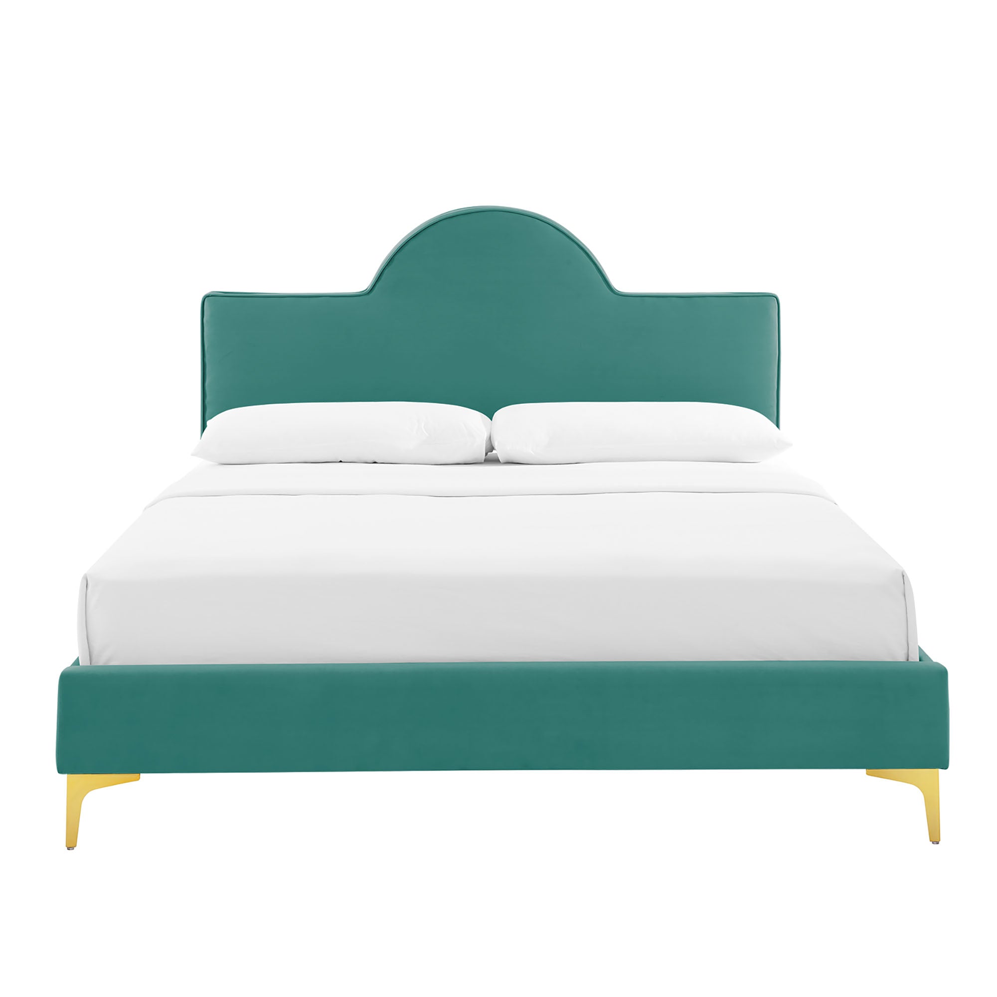 Sunny Performance Velvet Bed by Modway