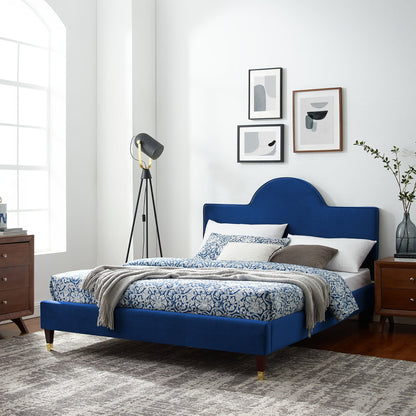 Aurora Performance Velvet Bed by Modway