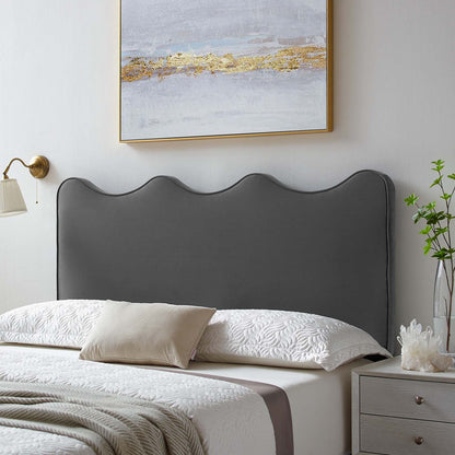 Athena Performance Velvet Headboard By HouseBean