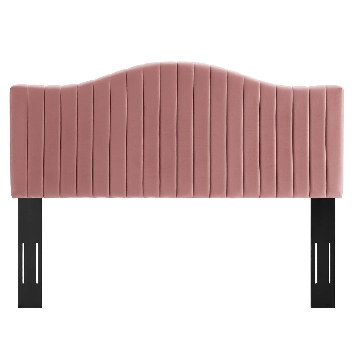 Brielle Channel Tufted Performance Velvet Headboard By HouseBean