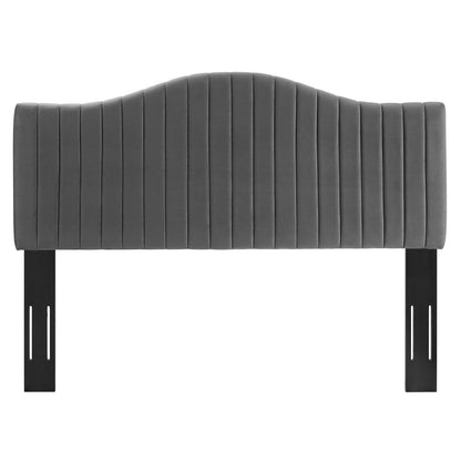 Brielle Channel Tufted Performance Velvet Headboard By HouseBean