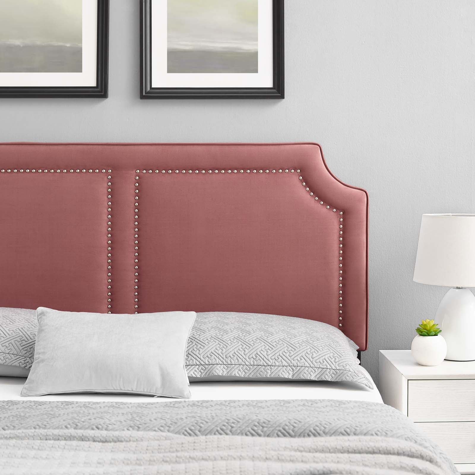 Cynthia Performance Velvet Headboard By HouseBean