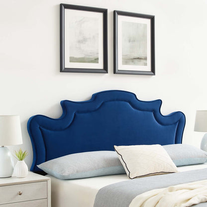 Evangeline Performance Velvet Headboard By HouseBean