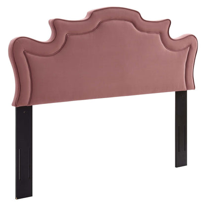 Evangeline Performance Velvet Headboard By HouseBean