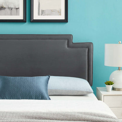 Transfix Performance Velvet Headboard By HouseBean