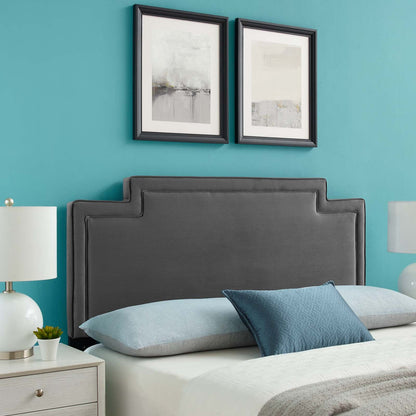 Transfix Performance Velvet Headboard By HouseBean