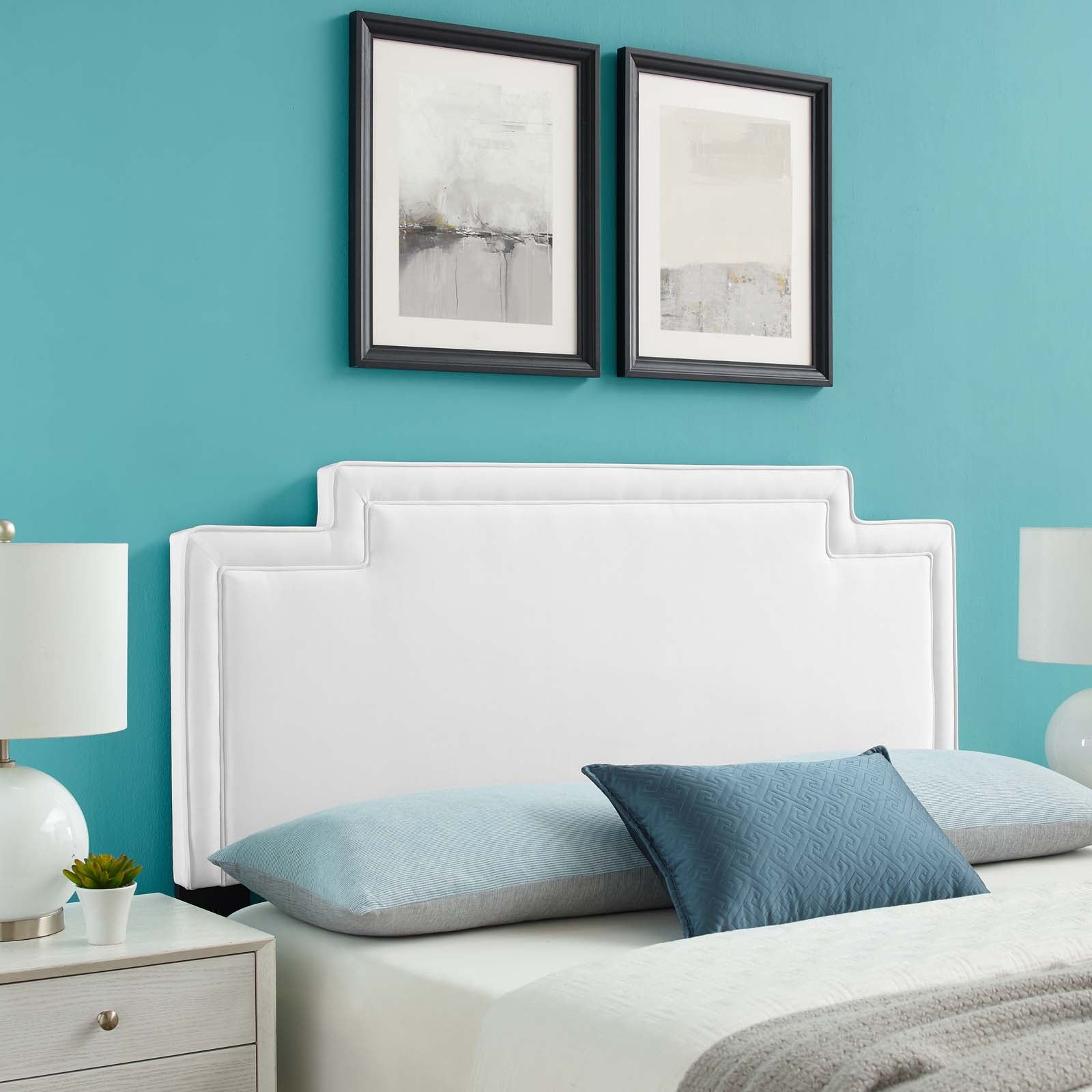 Transfix Performance Velvet Headboard By HouseBean