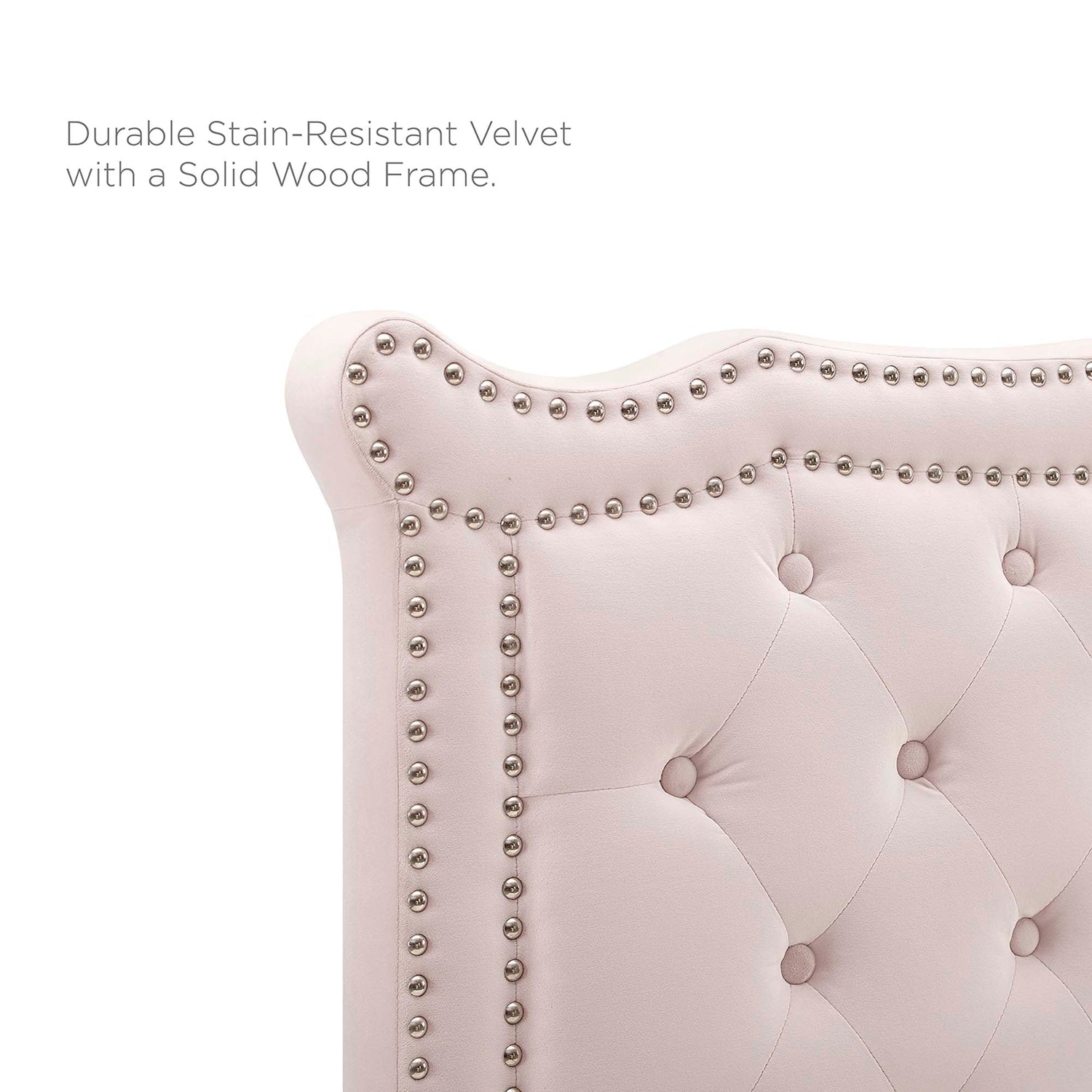 Clara Performance Velvet Queen Platform Bed by Modway