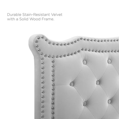 Clara Performance Velvet Queen Platform Bed by Modway