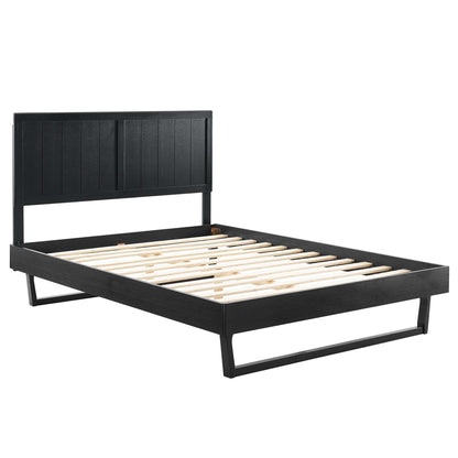 Alana Wood Platform Bed With Angular Frame by Modway