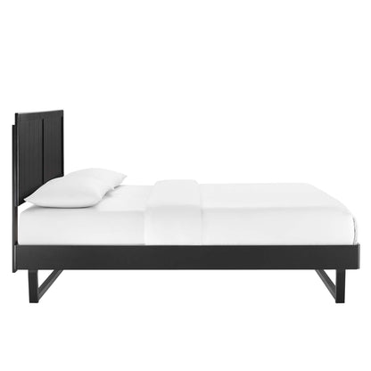 Alana Wood Platform Bed With Angular Frame by Modway