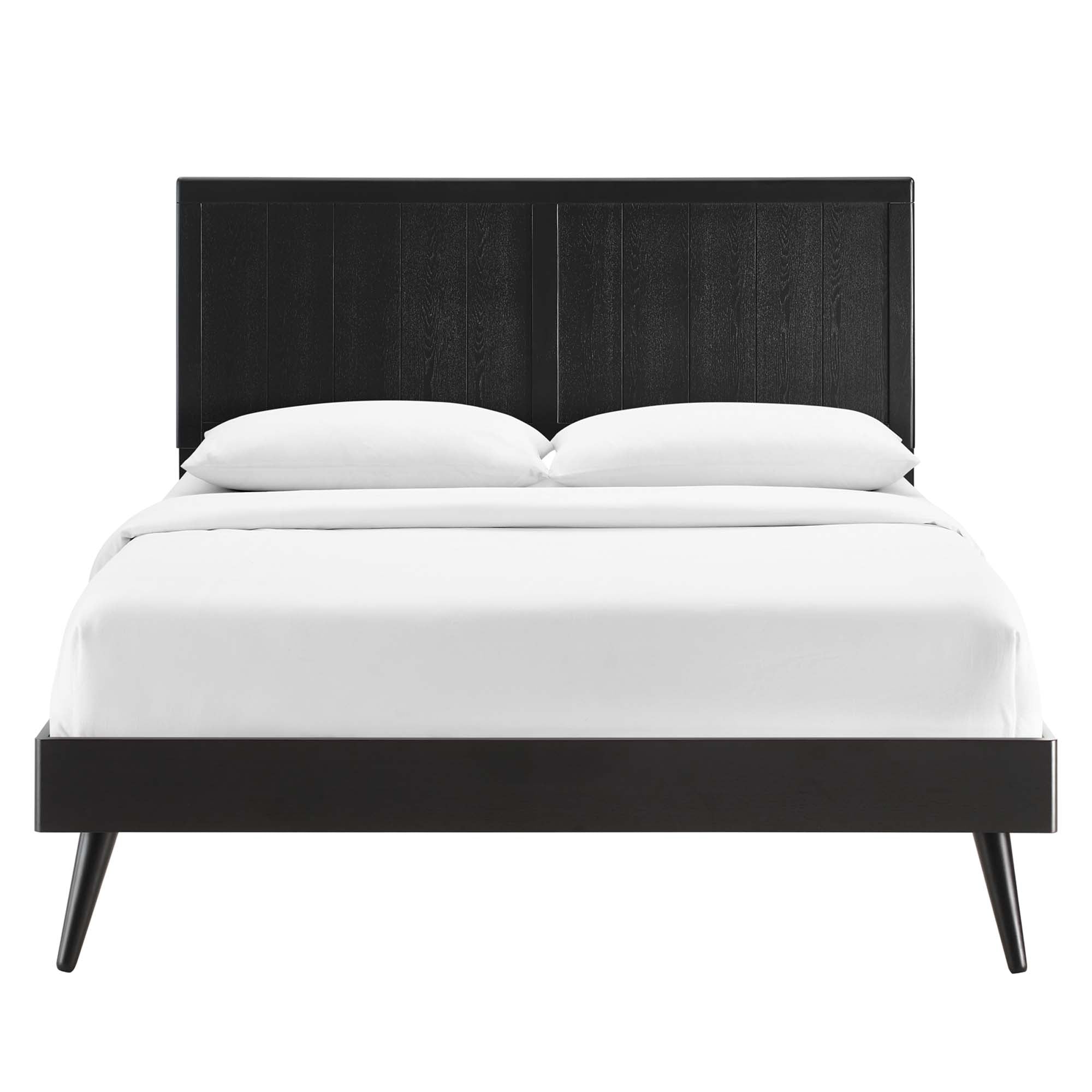 Alana Wood Platform Bed With Splayed Legs by Modway