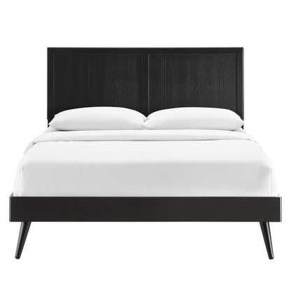 Alana Wood Platform Bed With Splayed Legs by Modway