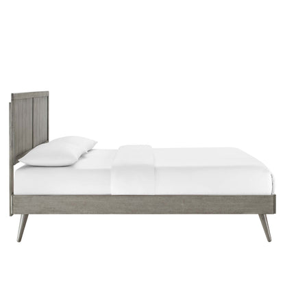 Alana Wood Platform Bed With Splayed Legs by Modway