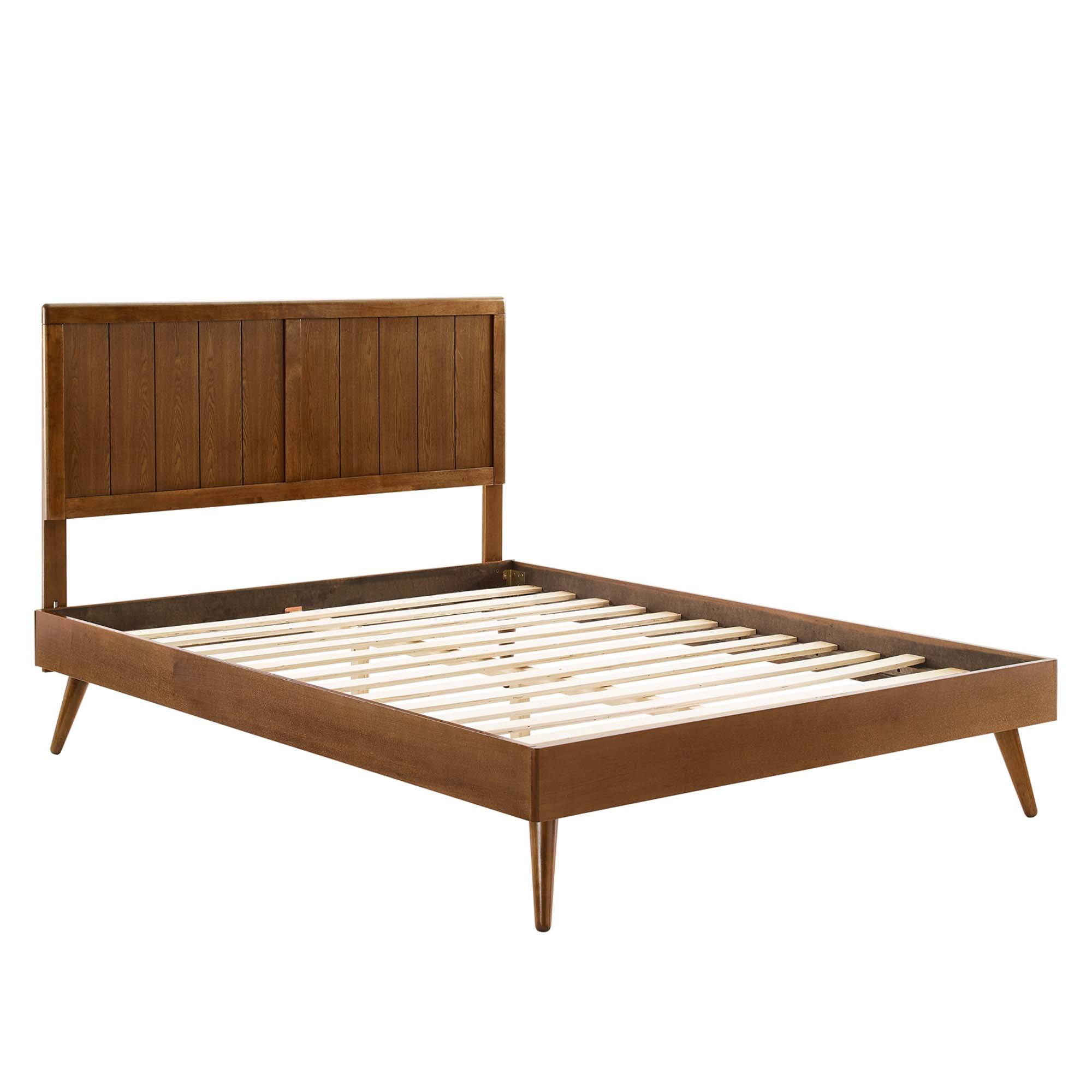 Alana Wood Platform Bed With Splayed Legs by Modway