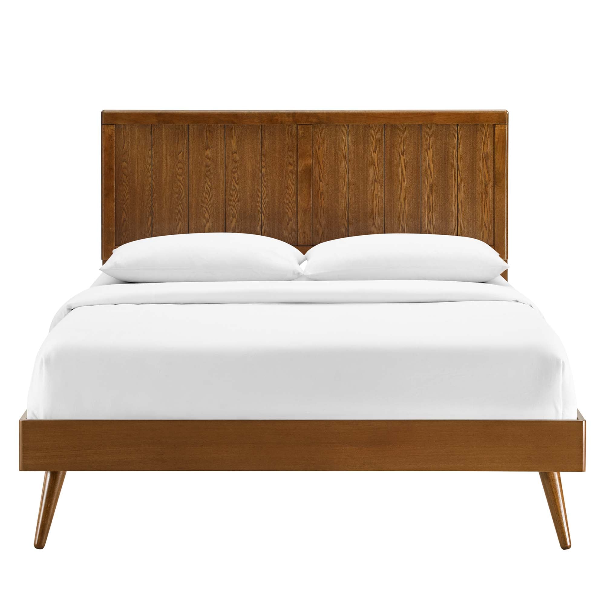 Alana Wood Platform Bed With Splayed Legs by Modway