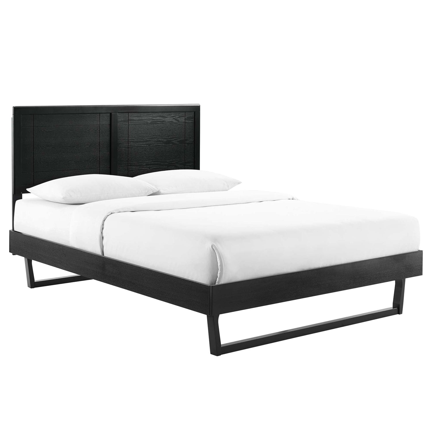 Marlee Wood Platform Bed With Angular Frame by Modway