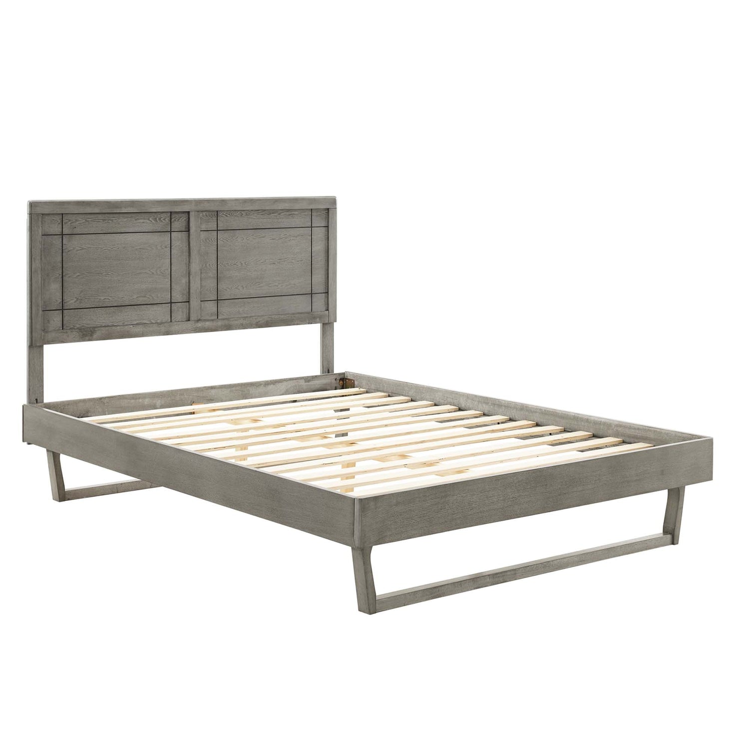 Marlee Wood Platform Bed With Angular Frame by Modway