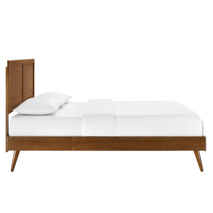 Marlee Wood Platform Bed With Splayed Legs by Modway