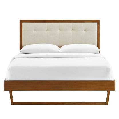 Willow Wood Platform Bed With Angular Frame by Modway