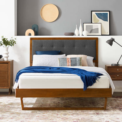 Willow Wood Platform Bed With Angular Frame by Modway