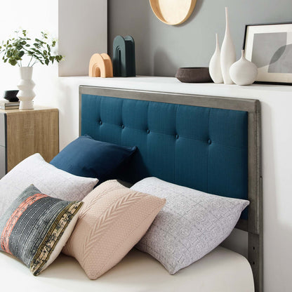 Willow Wood Platform Bed With Angular Frame by Modway