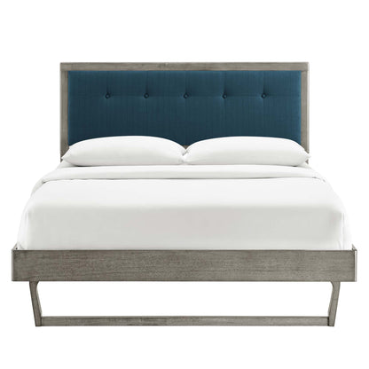 Willow Wood Platform Bed With Angular Frame by Modway
