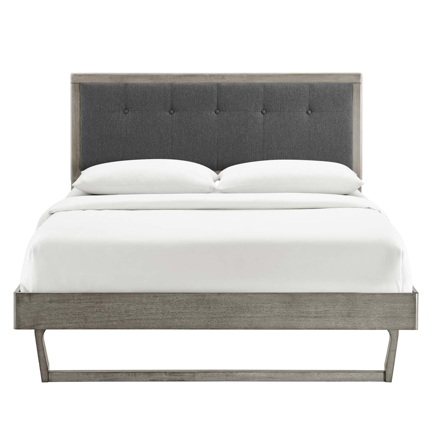 Willow Wood Platform Bed With Angular Frame by Modway