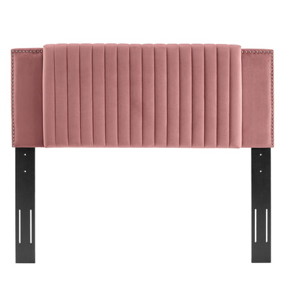 Felicity Channel Tufted Performance Velvet Headboard by Modway